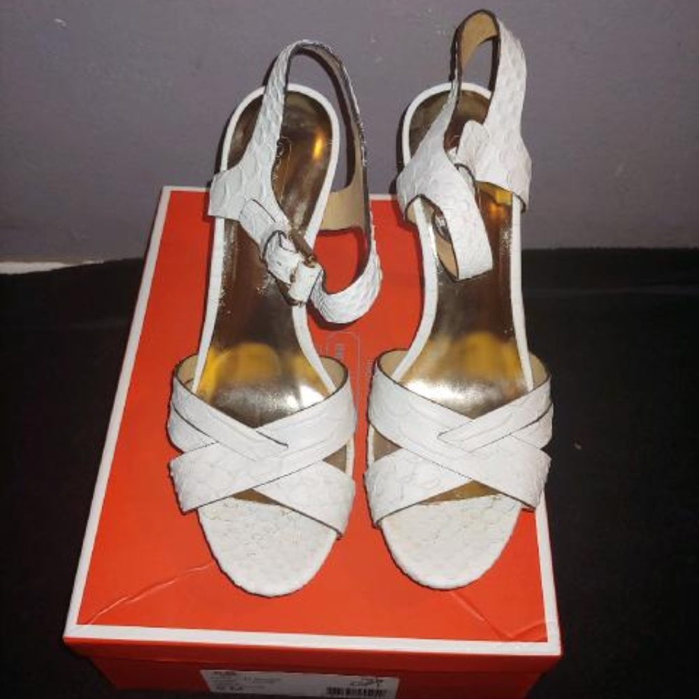 Coach Dani Cut Snake Sandals